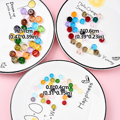 30Pcs Transparent K9 Glass Beads GLAA-YW0004-16A-1