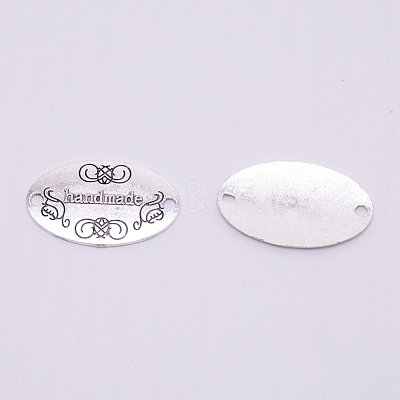Tibetan Style Alloy Links TIBE-WH0002-03AS-RS-1