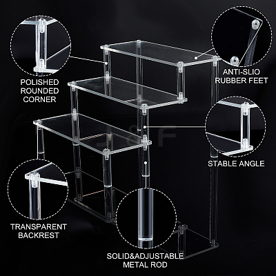 Acrylic Multi-Storey Display Rack AJEW-WH0245-74-1