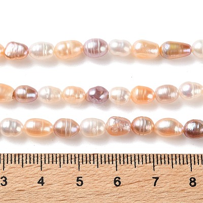 Natural Cultured Freshwater Pearl Beads Strands PA-CBABE82-01A-1