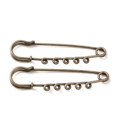 304 Stainless Steel Safety Pins Brooch Findings SA-CBA4160-04E-AB-1