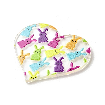 Easter Theme Acrylic Pendants OACR-S003-07B-1