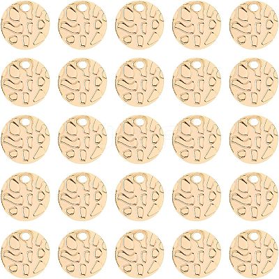 100Pcs Brass Charms KK-FH0004-61-1