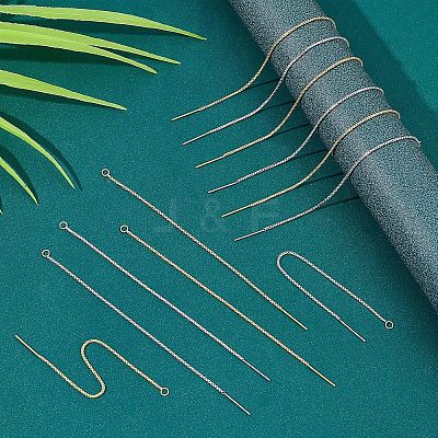 20Pcs 2 Colors 304 Stainless Steel Stud Earrings Findings STAS-UN0036-78-1