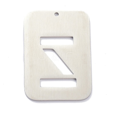 Non-Tarnish 304 Stainless Steel Pendants STAS-K216-49Z-P-1