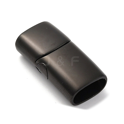 Ion Plating(IP) 304 Stainless Steel Magnetic Clasps with Glue-in Ends STAS-G136-05B-1