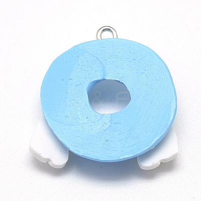 Handmade Polymer Clay Pendants X-CLAY-Q240-021C-1
