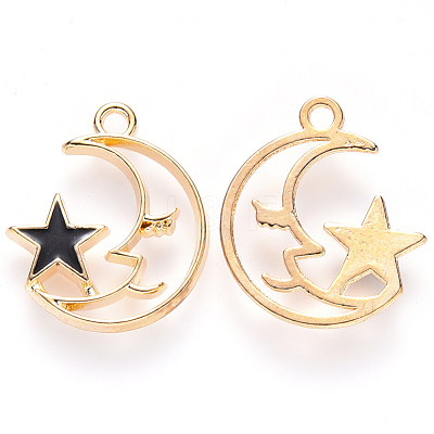 Alloy Enamel Pendants X-ENAM-S121-062-1