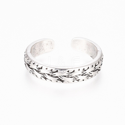 Brass Cuff Toe Rings RJEW-G100-12A-1