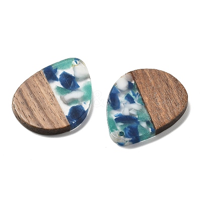 Resin and Walnut Pendants FIND-R051-04C-1