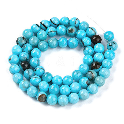 Natural Persian Jade Beads Strands G-A255-A02-01H-1