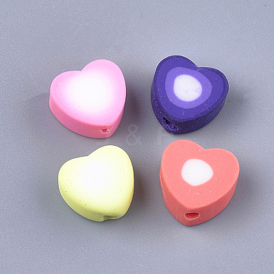 Handmade Polymer Clay Beads CLAY-T017-07-1