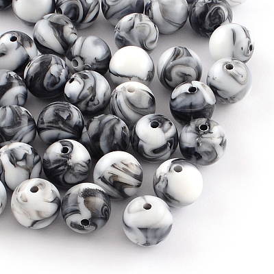 Opaque Acrylic Beads SACR-R853-12mm-204-1