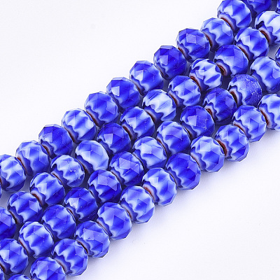 Glass Beads Strands GLAA-S185-01A-M-1