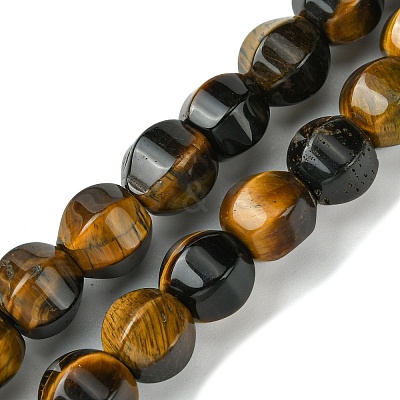 Natural Tiger Eye Beads Strands G-H023-A12-01-1