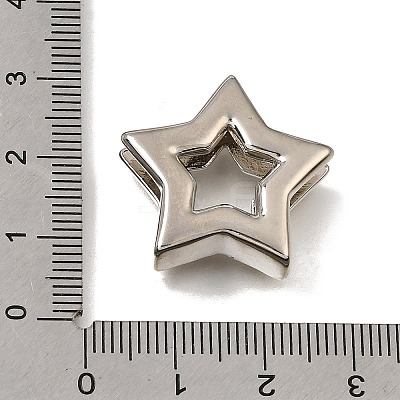 Brass Slide Charms KK-CBAEEA8-07P-1