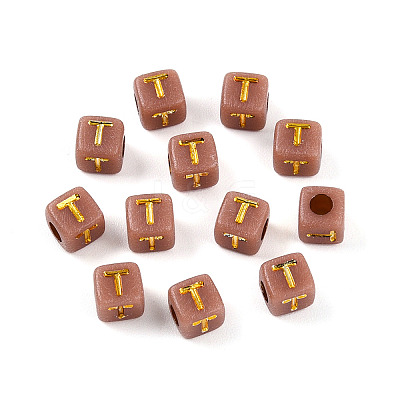 Plating Acrylic Beads OACR-N140-01B-T-1