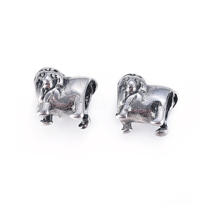 304 Stainless Steel European Beads STAS-I121-14AS-1