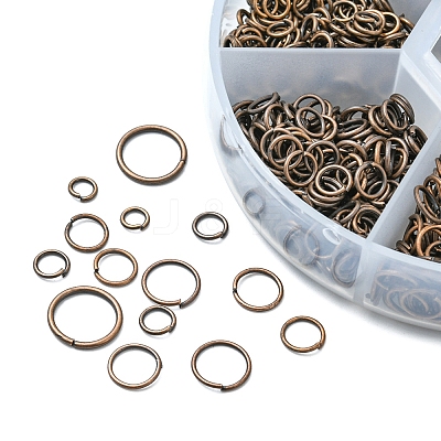 1 Box Iron Open Jump Rings Set IFIN-YW0001-44R-1