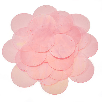 150Pcs Rainbow Iridescent PVC Paillette/Sequin Links FIND-TA0008-10E-1