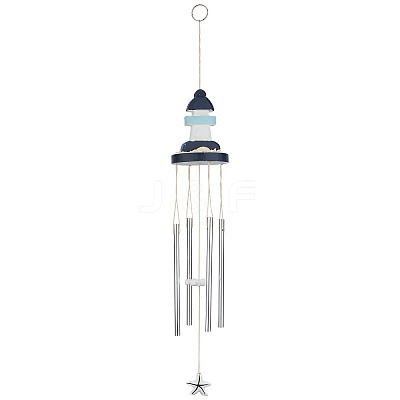 Aluminum Wind Chimes HJEW-WH0042-34-1