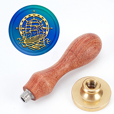 Wax Seal Stamp Set AJEW-WH0208-1220-1