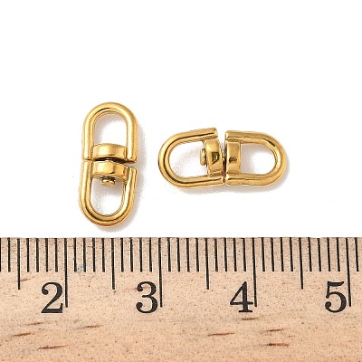 304 Stainless Steel Double Eye Swivel Clasps STAS-L300-011B-G-1
