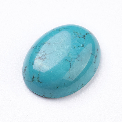Natural Howlite Cabochons G-E482-08A-1
