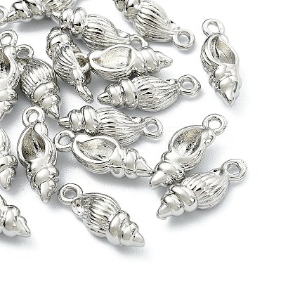 SHEGRACE Brass Shell Shape Charms XGR0171P-103P-1