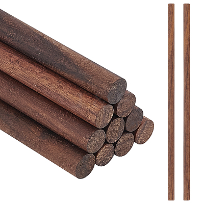 Waxed Round Wooden Sticks WOOD-OC0004-42C-1