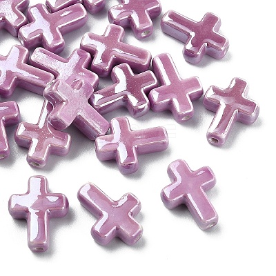 20Pcs Handmade Porcelain Beads PORC-YW0001-33F-1