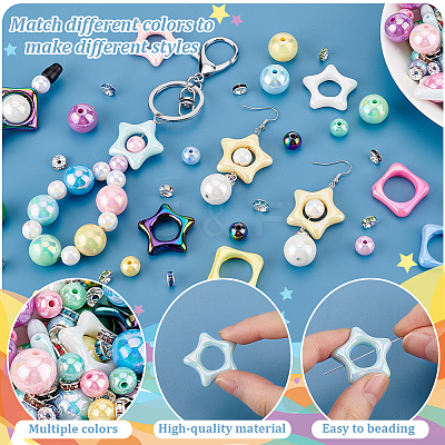 DIY Beadable Pen Beads Kits DIY-PH0023-67-1
