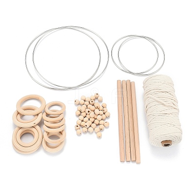 DIY Woven Net/Web with Feather Making Kits DIY-PH0002-12-1