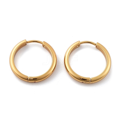 201 Stainless Steel Hoop Earrings EJEW-P304-15B-G-1