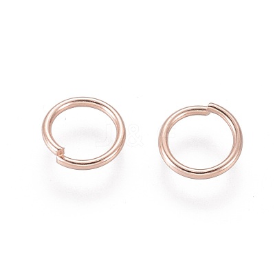 304 Stainless Steel Open Jump Rings X-STAS-O098-02RG-05-1