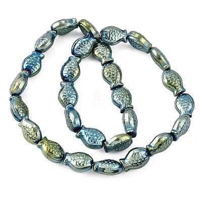 Electroplate Glass Beads Strands EGLA-V001-01I-1