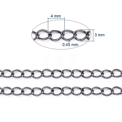 Brass Twisted Chains CHC-Q001-02B-1