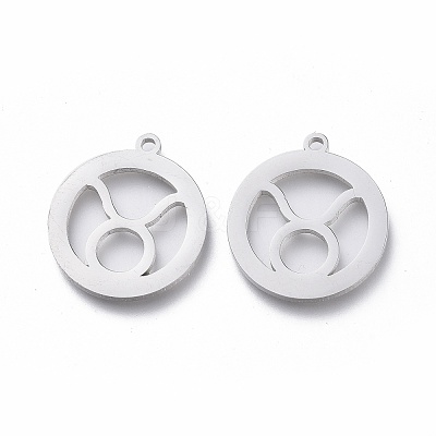 Non-Tarnish 304 Stainless Steel Pendants STAS-L249-002A-1