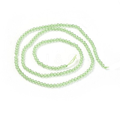 Transparent Glass Beads Strands GLAA-F094-A20-1