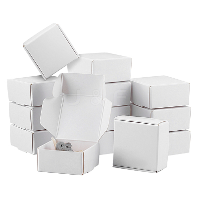 60Pcs Foldable Square Paper Storage Gift Boxes CON-PH0003-63B-1