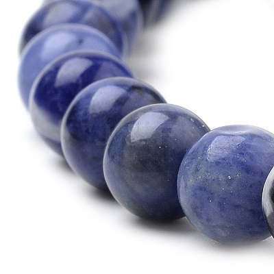 Natural South Africa Sodalite Beads Strands G-S259-35-8mm-1
