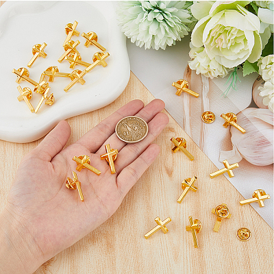 24Pcs Alloy Badge for Backpack Clothes JEWB-FH0001-44-1