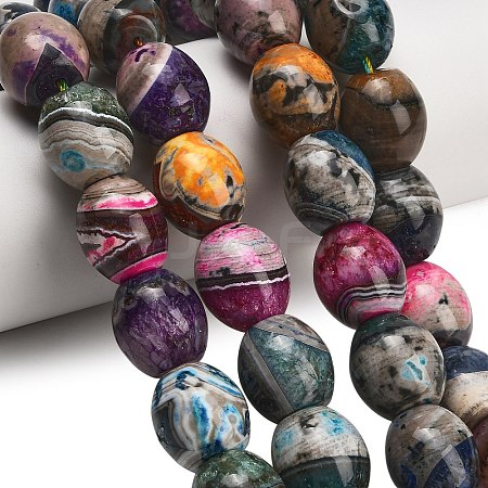 Natural Agate Beads Strands GG-L001-J01-03-1