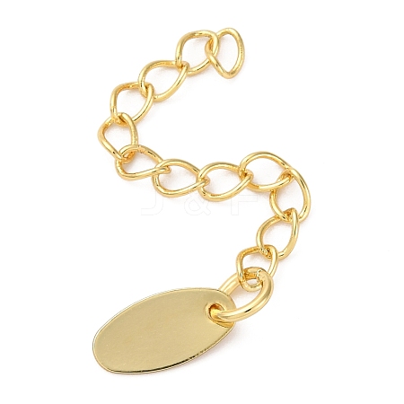 Brass Ends with Chain KK-D378-09G-03-1