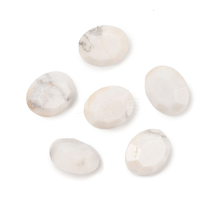 Natural Howlite Cabochons G-C146-02I-1