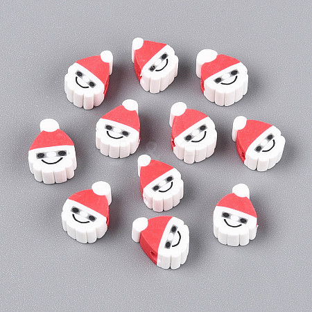 Christmas Theme Handmade Polymer Clay Beads LS-X-CLAY-S091-75-1