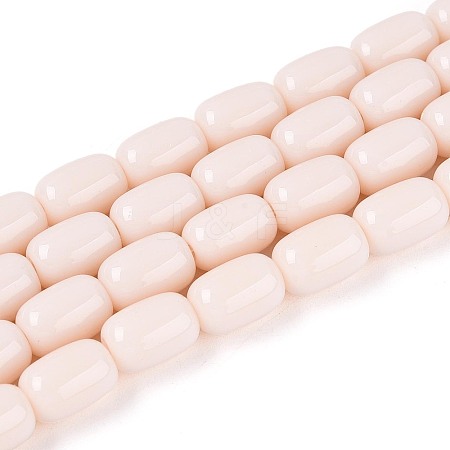 Opaque Glass Beads Strands GLAA-T028-14P-A02-1