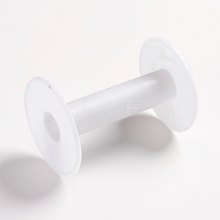 Plastic Thread Bobbins ODIS-WH0005-55C-1