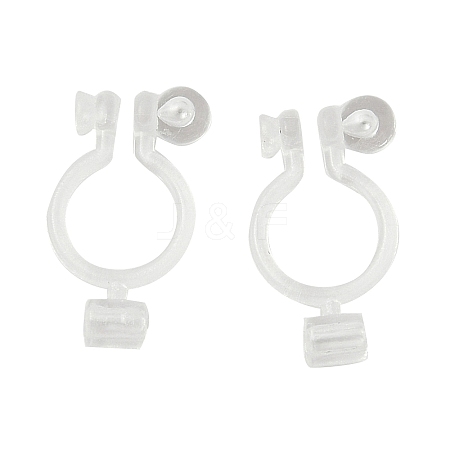 Silicone Clip-on Earring Findings SIL-D300-01-1