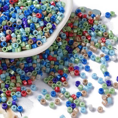 Baking Paint Glass Seed Beads SEED-S042-05A-14-1